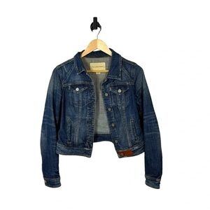 Women's Dark Indigo Denim Jacket - Classic Jean Jacket